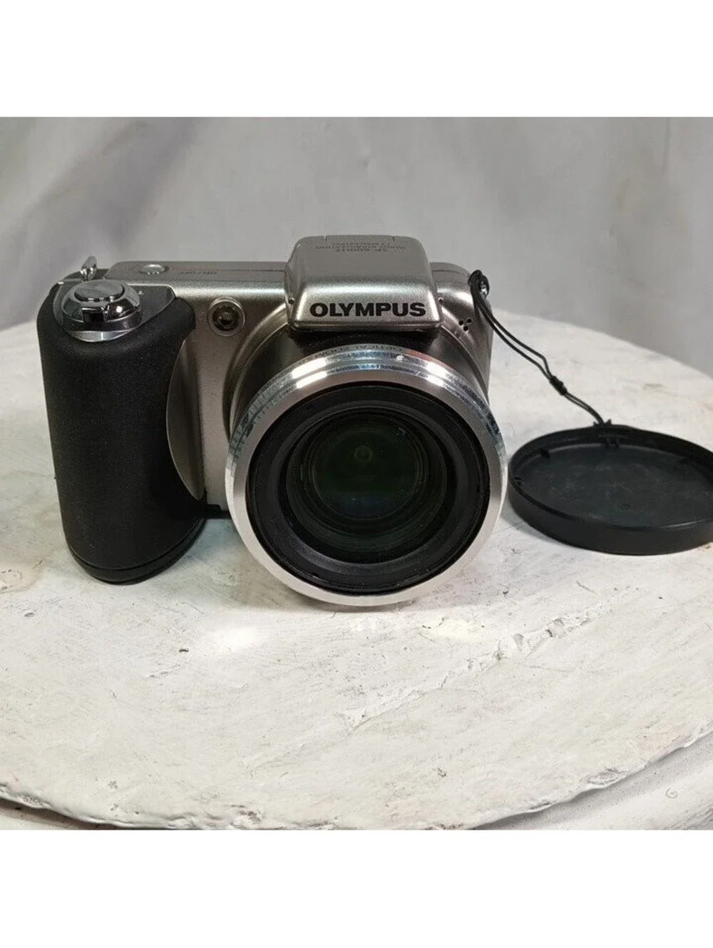 Olympus SP-600UZ Digital Camera 12MP 15x Optical Zoom Silver HD Video Tested